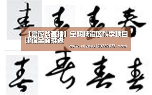 【爱游戏直播】宝鸡峡灌区秋季项目建设全面推进(图1) 爱游戏直播